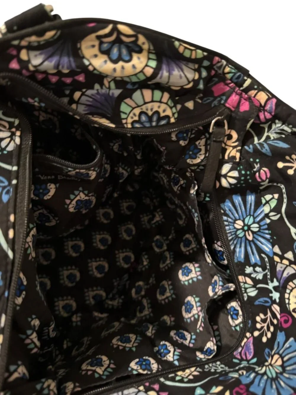 Vera Bradley Retired Bramble Glenna Satchel Shoulder Bag Purse - Picture 12 of 14